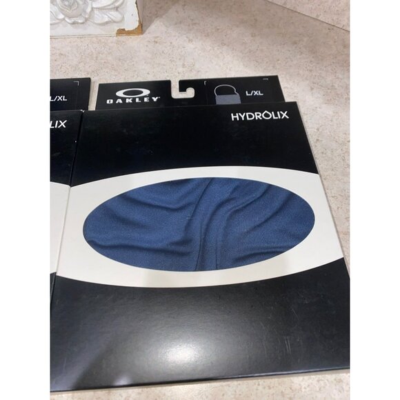 Oakley Hydrolix Neck Gaiters L/XL Blue & Camouflage Moisture-Wicking Breathable - Picture 3 of 5